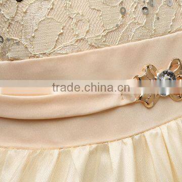 2017High Quality Girls Sequins Wedding Dress Girls Party Dresses# F0005 photo-6