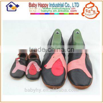 Popular Parent-child Item Genuine Leather Different Parttern Shoes photo-3