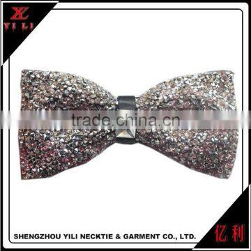 Best quality wedding decorative crystal bow tie with rhinestones