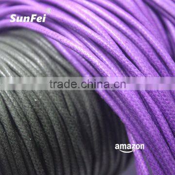 Violet Wax Waxed Cotton Shoelace photo-5