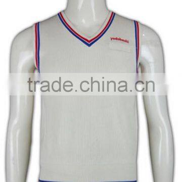 ISO9001/BSCI Manufature Slim Fit Unisex Embroidery Logo Cardigan Vest photo-2