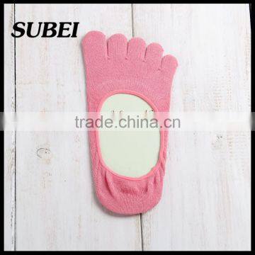 Cotton Plain Invisible Toe Socks Prevent Athlete's Foot Moss Anti-odor Toe Socks photo-6