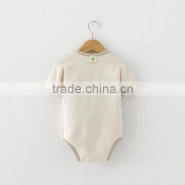 Wholesale 100% Organic Cotton Baby Bodysuit Baby Rompers Baby Clothes photo-4