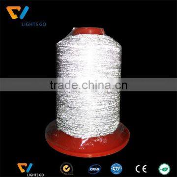 High Intensity Silver Grey Reflective Knitting Yarn/Reflective Weaving Yarn for Making Dog Collars photo-3