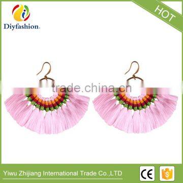 Hot Fringed Statement Earrings For Women Wedding Gifts Boho Tassel Drop Dangle Earrings Jewelry photo-2