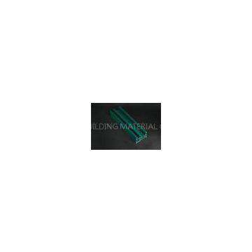 3 Chambers Sliding Window Profile / Green UPVC Window Profiles