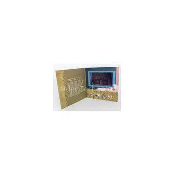 Rechargeable LCD modules Video Brochure Card for opening Veremonies , 4 color printing