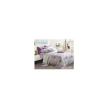 Foral Tencel Washed Lyocell Bedding Set Smooth Cotton For Home