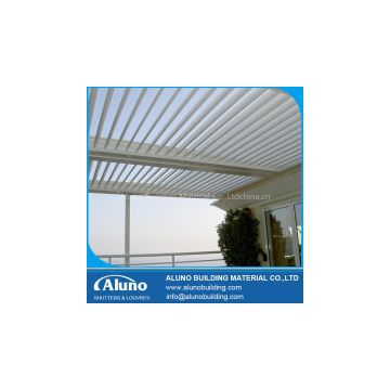 external roof motorised aluminium louvres