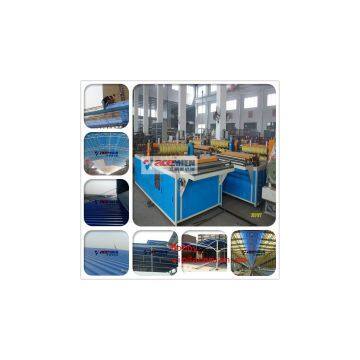 PVC Corrugated Roof Panel Roll Forming Machine with Round / trapezoidal Shape