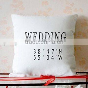 Wedding Personalized Custom Printed throw pillow cover