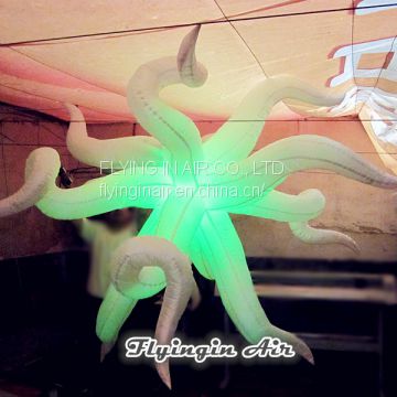 Customized Lighting Stars Advertising Inflatable Balloons with Led Light for Party Decoration