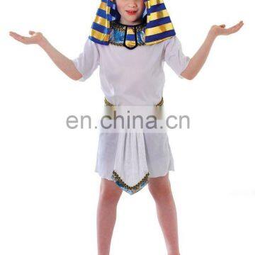 Kids boys egyptian king pharaoh white tunic fancy dress costumes FC2232