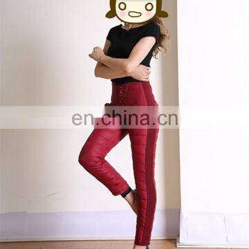 High Waist Large Size down pants