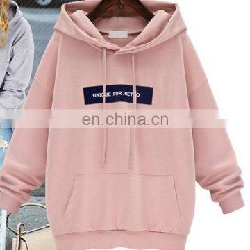 Clothing Factory China Supplier Crewneck Sweatshirt Women Dropped Shoulder Cotton Sweatshirt