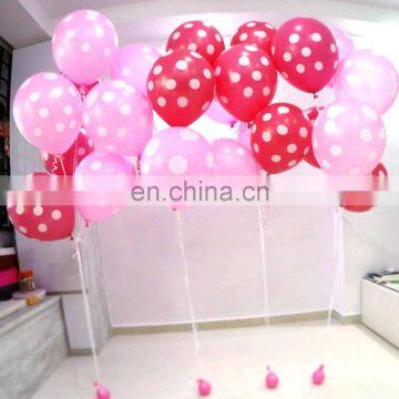 Christmas & new Year decoration balloon latex dot printed balloon