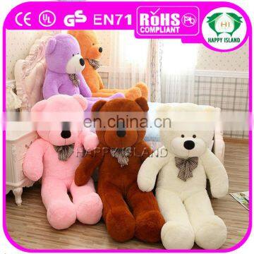 HI EN71 big plush teddy bear colorful big plush teddy bear doll
