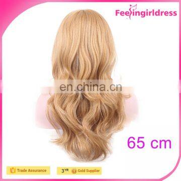 Cheap Curly Blonde 65cm Hair Wig