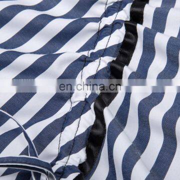 Belle Poque Striped Gathered Steampunk Vintage Gothic Style White High-Low Skirt BP000345-1 photo-5