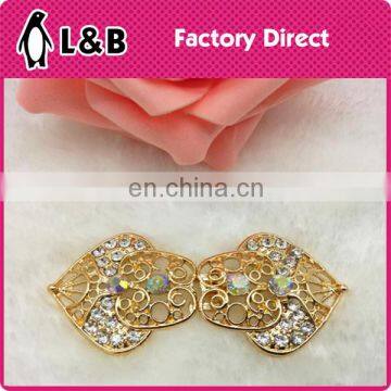 2016 Decorative Metal shoe buckle parts shoe accessories for wholesale