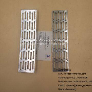 Truss gang nail plate for wood