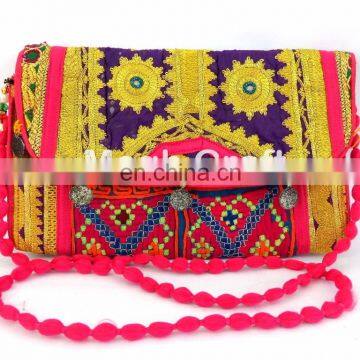 Vintage Afghan Kuchi Coin clutch- Tribal Handmade Banjara Coin Clutch-Gypsy Banjara Coin Clutch