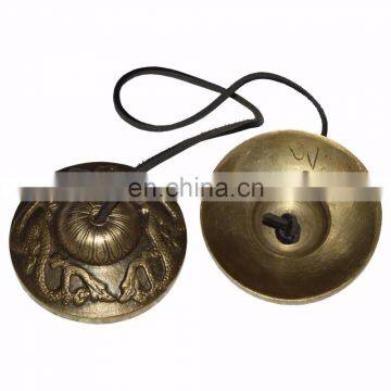 Tingsha Cymbals Ting-sha Tingcha Dragon Meditation Bell Tibetan 2.5 Inch Tibetan Dragon Tingsha Bells Cymbals Bell Wholesale