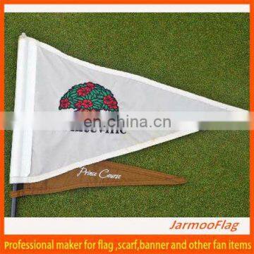 custom logo embroidery golf flag