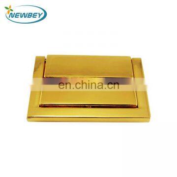 Golden Metal Locks for Wooden Case BL507 in Rectangle Shape