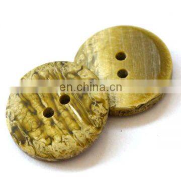 Custom decorative resin clothing button