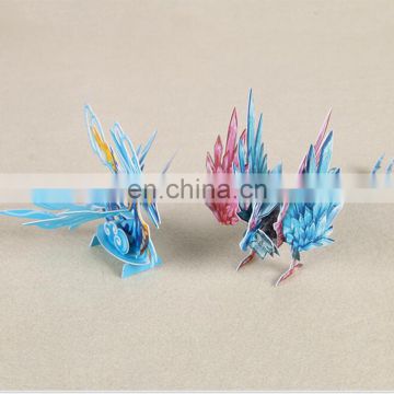 OEM Bird design Custom 3d small jigsaw puzzle