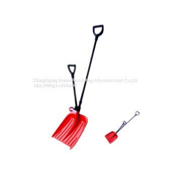 Double handle telescopic 100-136cm plastic snow shovel