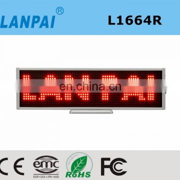 Factroy Prices single color red led scrolling digital display