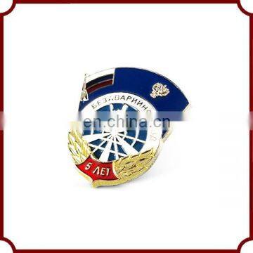 fashionable promotional innovation metal logo badge