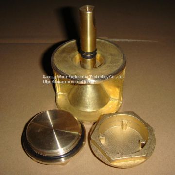 custom-made brass precision casting spare parts for valve