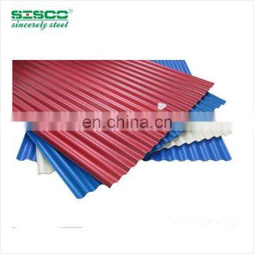 26 gauge used galvanized corrugated color steel roofing sheet