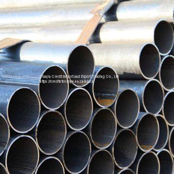Black Carbon Welded Steel Pipe ERW Steel Pipe Welded Furniture Pipe photo-5