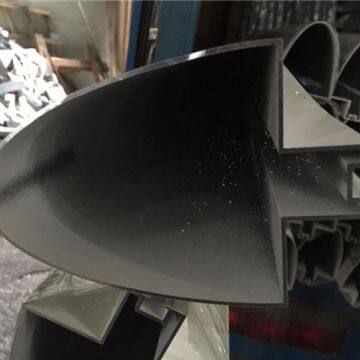 Alum Extrusion Profile For Building Exterior Facades With Keel Card Slot Structure photo-3