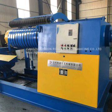 Dixin the Most Popular Coils Hydraulic Decoiler Collect Material is Used for Roofing Roll Forming Machine in Botou City for Sale photo-4