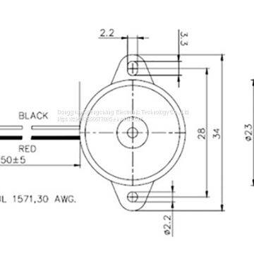 Piezoelectric Passive Buzze Scdz23*05 photo-2
