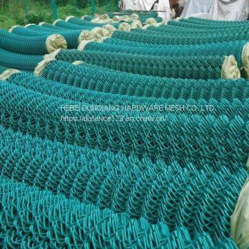 Galvanized and PVC Coated Rhombus Chain Link Fence photo-4