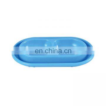 Cheap Promotional PP Light Green Sky Blue Customized Pet Cat Bowl photo-2