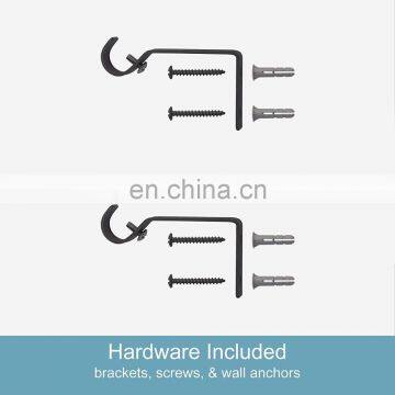 Single/Double Customized Size Grommet Curtain Rods Window Curtain Rods for Window Curtains photo-6