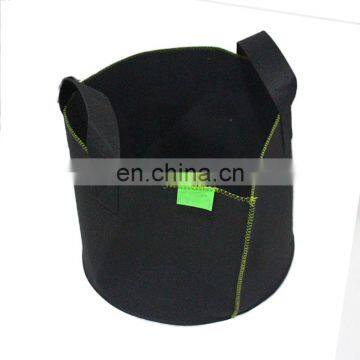 waterproof black color nursery bag felt flower pot for sofa