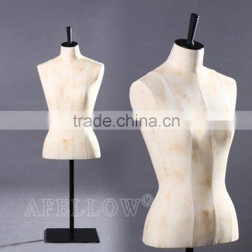 wholesale adjustable female mannequin upper body manikin with metal base women dummy mannequin M003- F-3