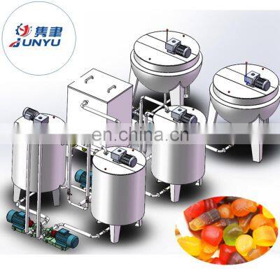 Automatic Sugar free original flavor gummies health gummy making equipment candy floss make machine factory price