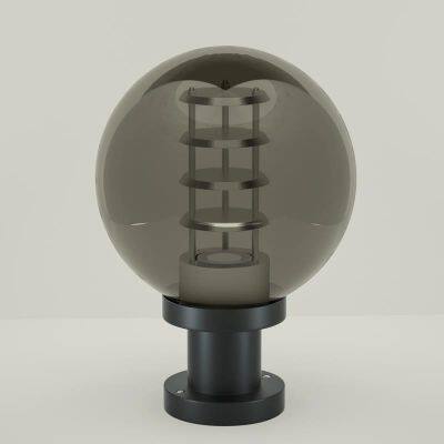 Exterior Outdoor LED Garden Acrylic Globe Pillar Bollard Lamp photo-2