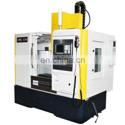 Cheap price BT40 VMC550 small 3/4 axis vertical cnc milling machine machining center