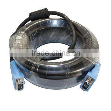 15PIN BLUE BLACK( 3+6) Male to Male PLUG RGB CABLE, VGA SCART CABLE Supplier's Choice photo-3