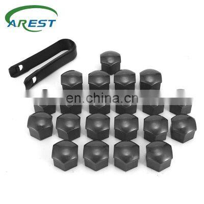 20pcs Wheel Lug Nut Center Cover Caps + Removal Tool For VW Golf Passat for Audi A1 A4 A3 Q5 Q7 2013-2015 321601173A 8D0012244A